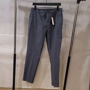 Men's Blue Casual Pants